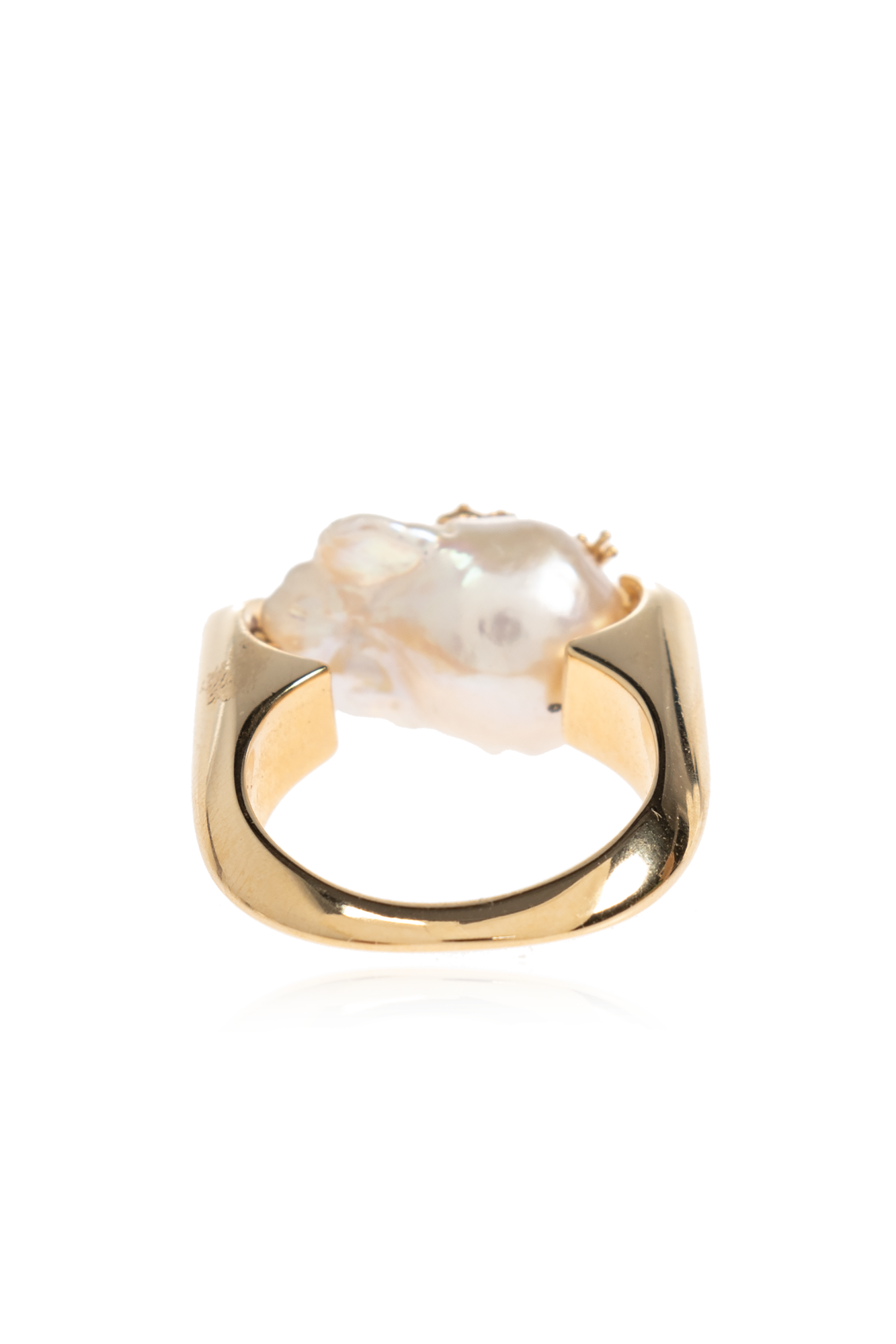 Gold Ring Rana Bottega Veneta - Vitkac Italy